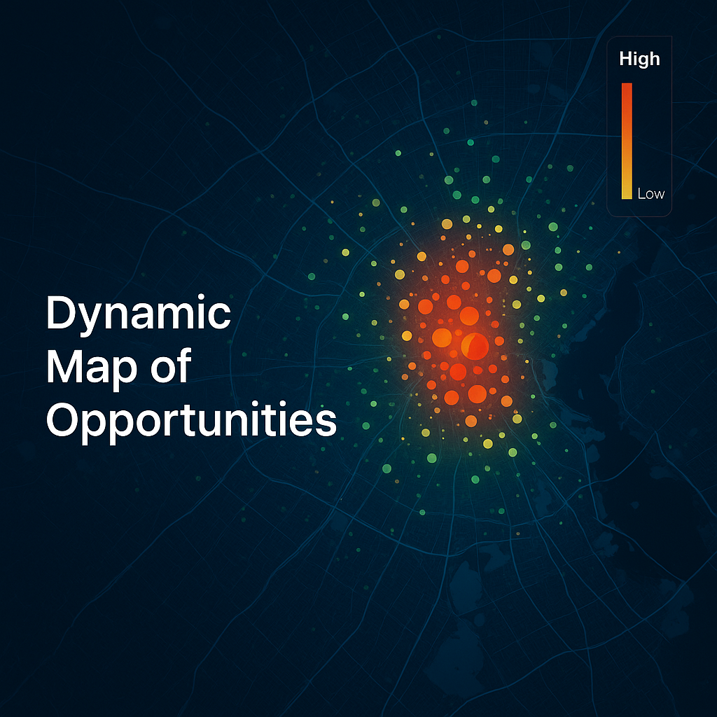 Mapa dinámico de oportunidades